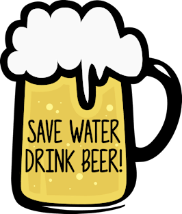 Save Water Drink Beer Magnet