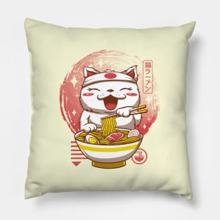 Neko Ramen Pillow