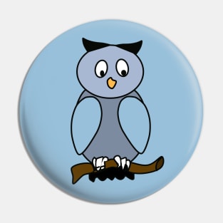 Cute Cartoon Owl Pin