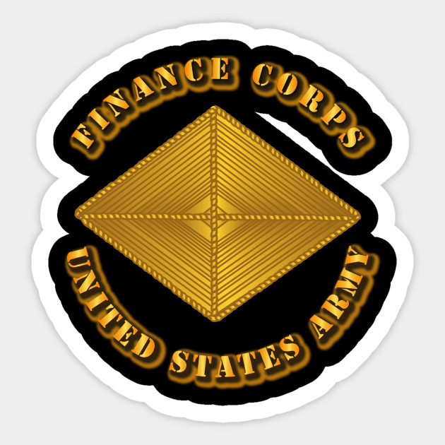army finance corps finance corps sticker teepublic army finance