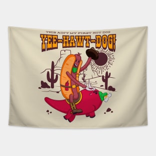 Yee-Hawt-Dog Tapestry