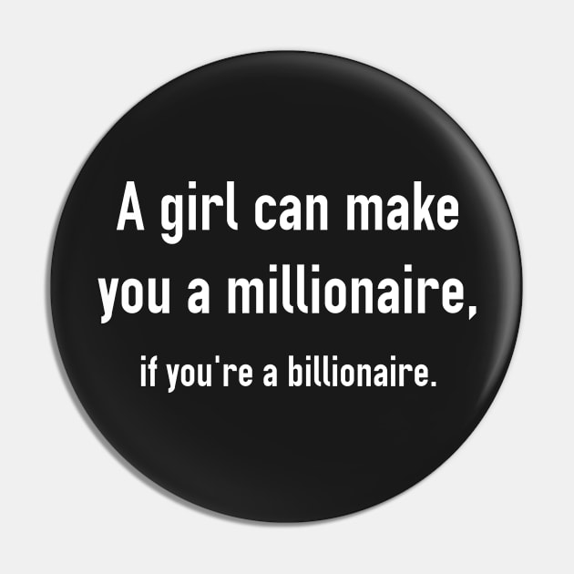 Millionaire Pin by VectorPlanet