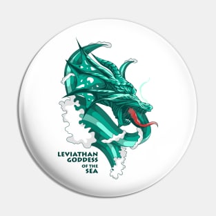 leviathan dragon the goddes of the sea monster Pin