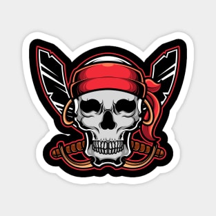 SKULL PIRATE Magnet