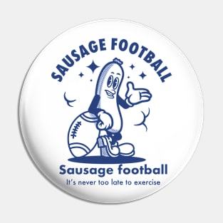 Sausage cartoon Pin