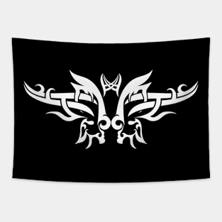 Demonic Tattoo Design Tapestry