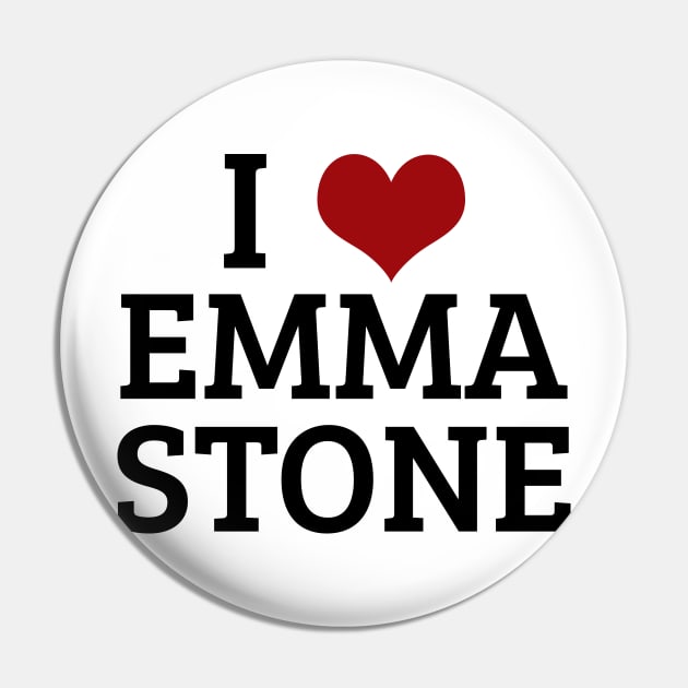 I Heart Emma Stone Pin by planetary