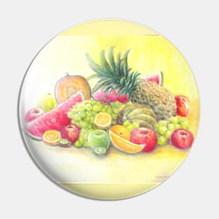 Happy fruits Pin