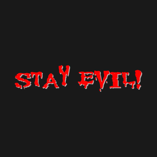 Podcast Logo Red Eye 2 Sided Stay Evil! Corpse Font by The Evil Never Dies Podcast