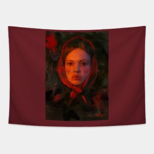 Russian girl Tapestry