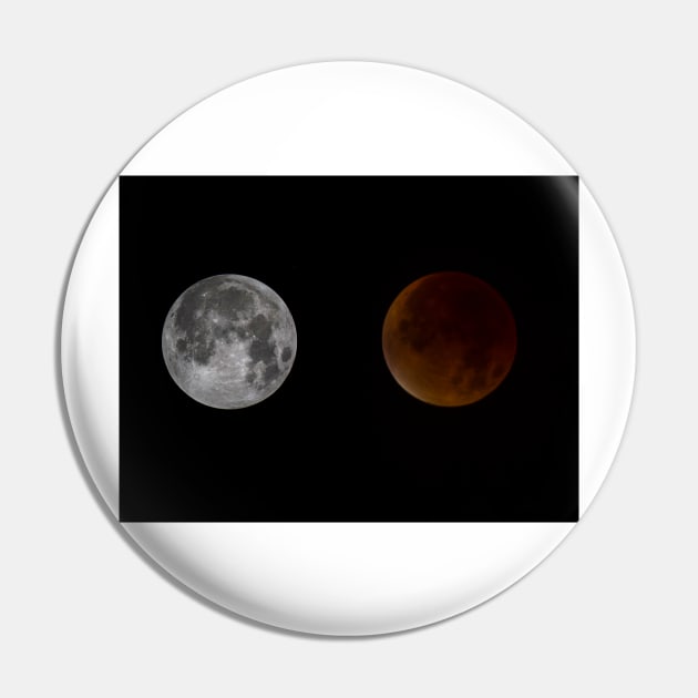 Blood Red Super Moon Eclipse Pin by captureasecond