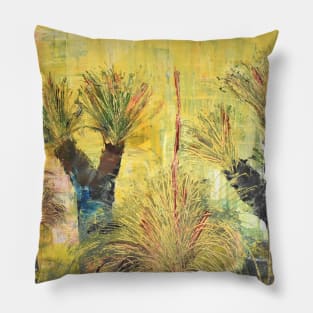 Rustic Flora Series - Rustic Grass Tree Pillow