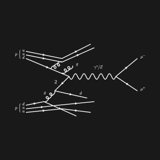 Feynman diagram, protons scattering T-Shirt