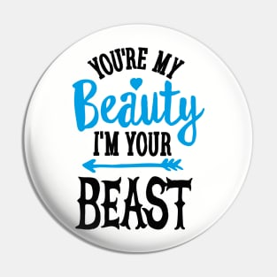 You're my Beauty I'm your Beast gym saying couples gym bodybuilding gift Pin