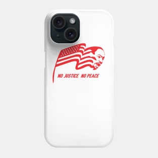 Martin Luther King Jr. American flag symbol in red variety Phone Case