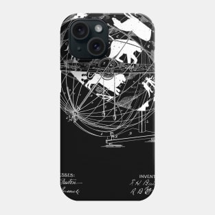 Terrestro sidereal globe Vintage Patent Hand Drawing Phone Case