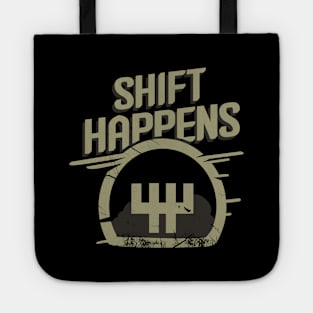 Shift Happens Race Car Sportscar Racing Tuner Gift Tote