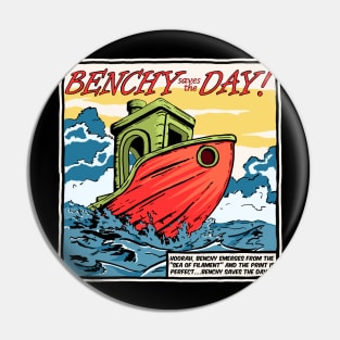 Benchy saves the Day Pin