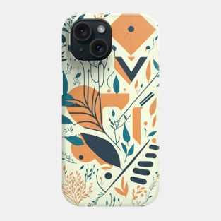 Bohemian Style Floral Shapes - Flowers Phone Case