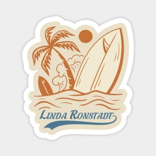 Vintage summer linda ronstadt Magnet