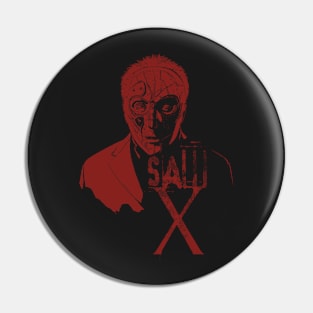 SAW X Tobin Bell as John Kramer movie graphic design poster Pin