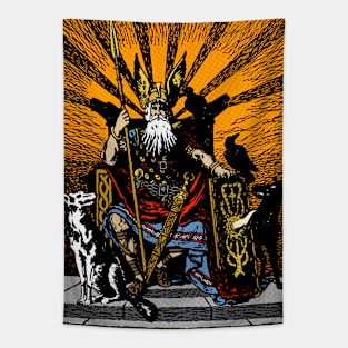 Odin, King of the Norse Gods Tapestry