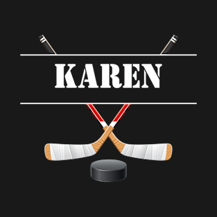 Karen Birthday Hockey T-Shirt