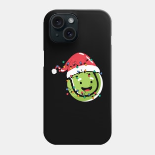 Christmas pun christmas light bulb santa Phone Case