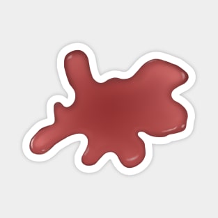 Red paint stain Magnet