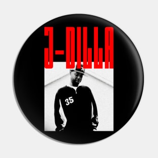 J Dilla -- Aesthetic Fan Art Design Pin