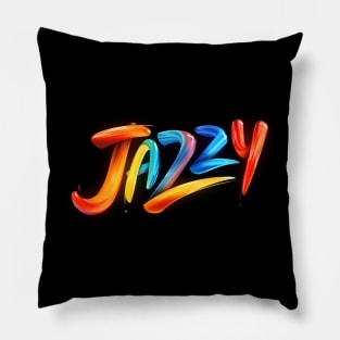 Jazzy Rainbow Pillow