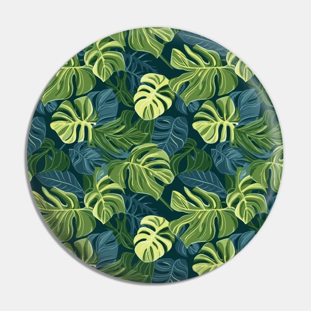 Tropical Minimalism: Monstera Leaf Elegance Pin by star trek fanart and more