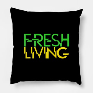 Fresh living-green/yellow Pillow