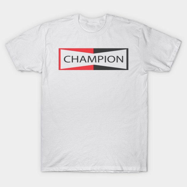 champion spark plug t shirt