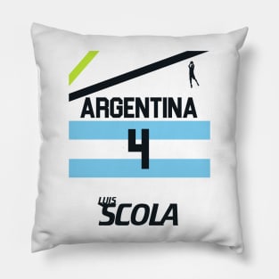 LUIS SCOLA Argentina Basketball Jersey Pillow