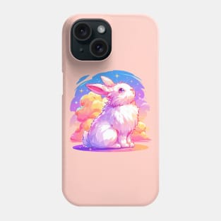 Rabbit looking at the stars Phone Case