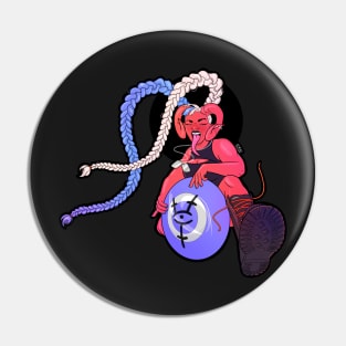 Tiefling Paladin Pin