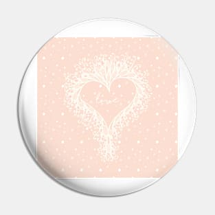 Blossoming Heart Pin