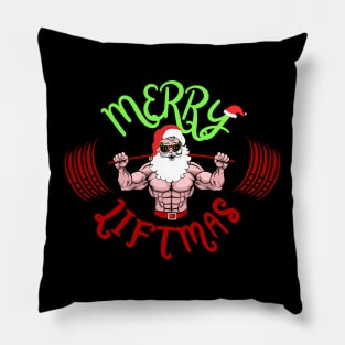 Merry Liftmas Merry Christmas Pillow