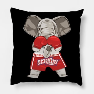 Muay Thai Elephant Pillow