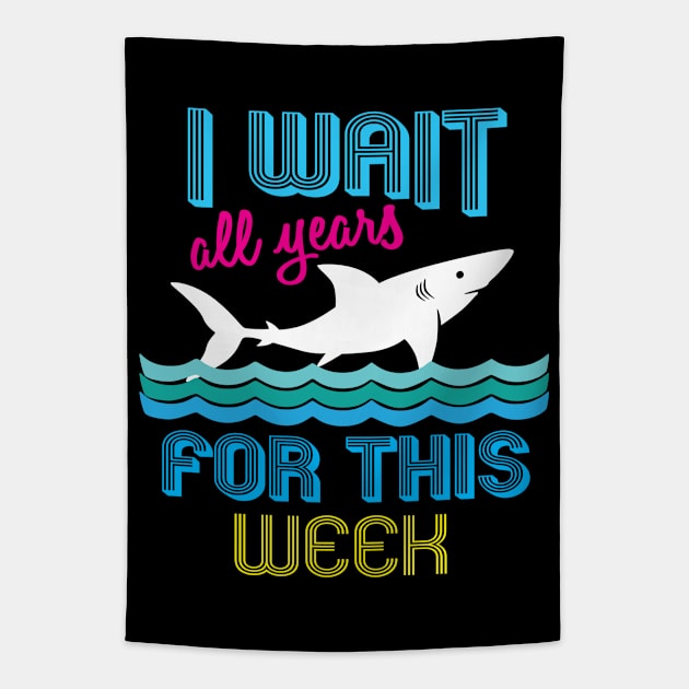 Wait All Year For This Week Tapestry by ThyShirtProject - Affiliate