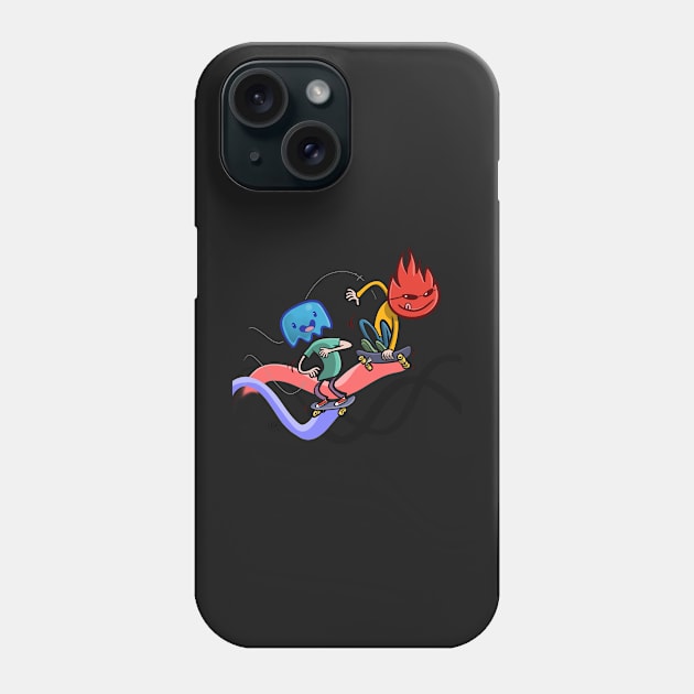 Crypto skaters Phone Case by oscarsanchez