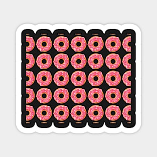 Pink Donuts Cute Pattern Social Distancing Face Mask Magnet