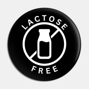 Lactose free - Lactose intolerant Pin