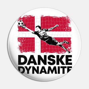 Goalkeeper Danske Dynamite Denmark Pin