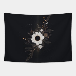 Galaxy Flowers Tapestry