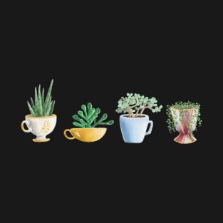 teacup succulents T-Shirt