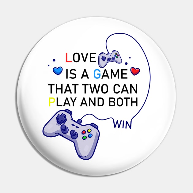 Love is a game that two can play and both win Pin by iconking