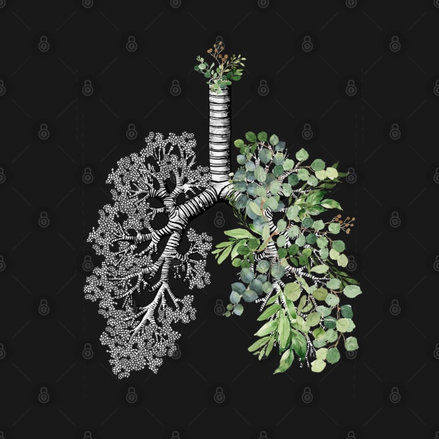 Lung Anatomy / Cancer Awareness 2 by Collagedream