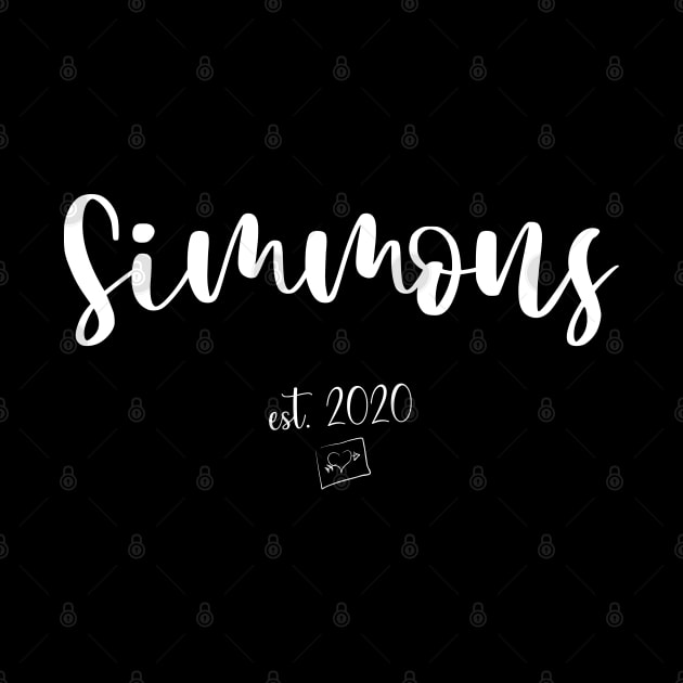 Simmons Second Name, Simmons EST. 2020, Simmons Second Name by confoundca